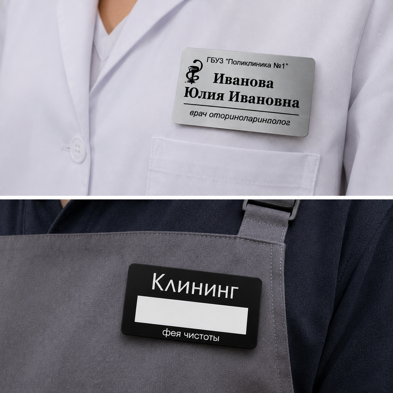Пластиковый бейдж